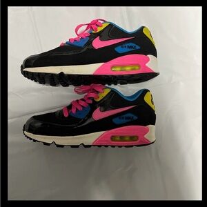 Nike Black and Pink Athletic Shoes